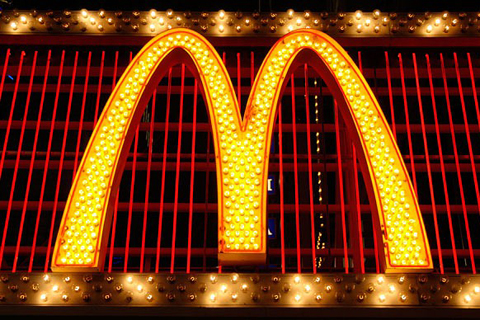 示意图:麦当劳Mcdonalds,麦当劳O2O