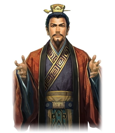 刘备帅气画像