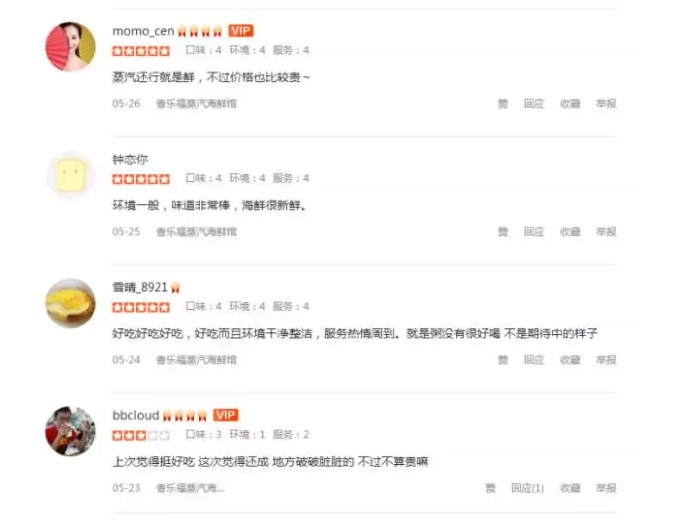 注重消费者评论