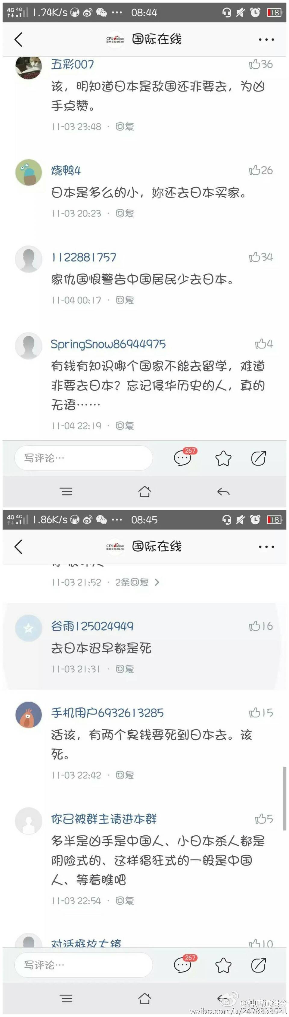 女孩被砍死，“爱国者”的表现
