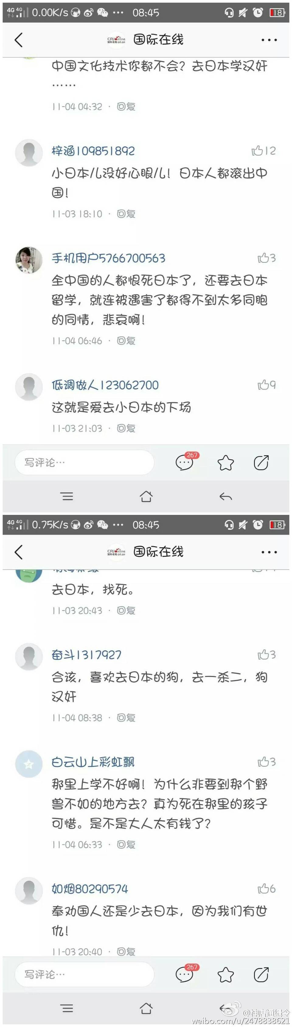 女孩被砍死，“爱国者”的表现