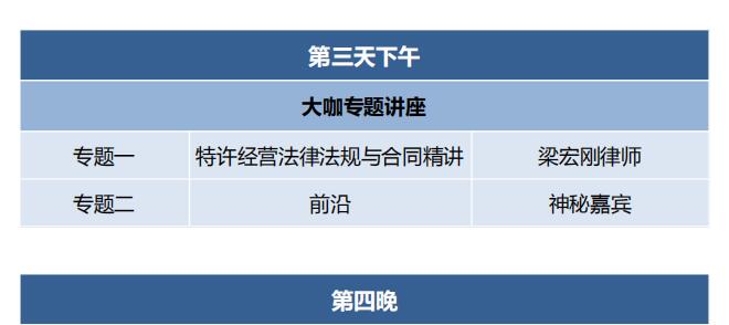 中国顶级独家第2003季:中国特许&连锁特训营